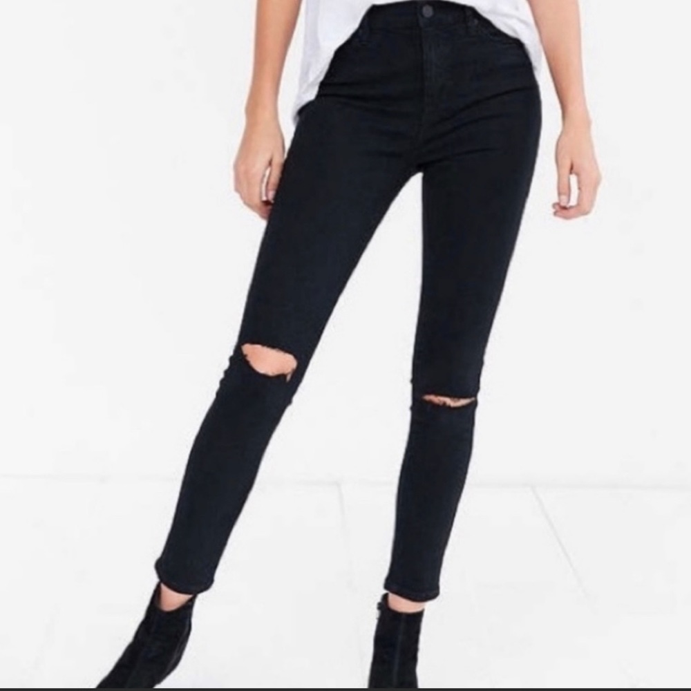 Urban Outfitters BDG Twig High-Rise Crop Skinny Jeans Size 24